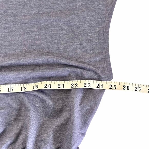 32 Degrees Cool Womens XL Heather Blue V-Neck Drawstring Waist Dress Pockets EUC - Picture 9 of 11